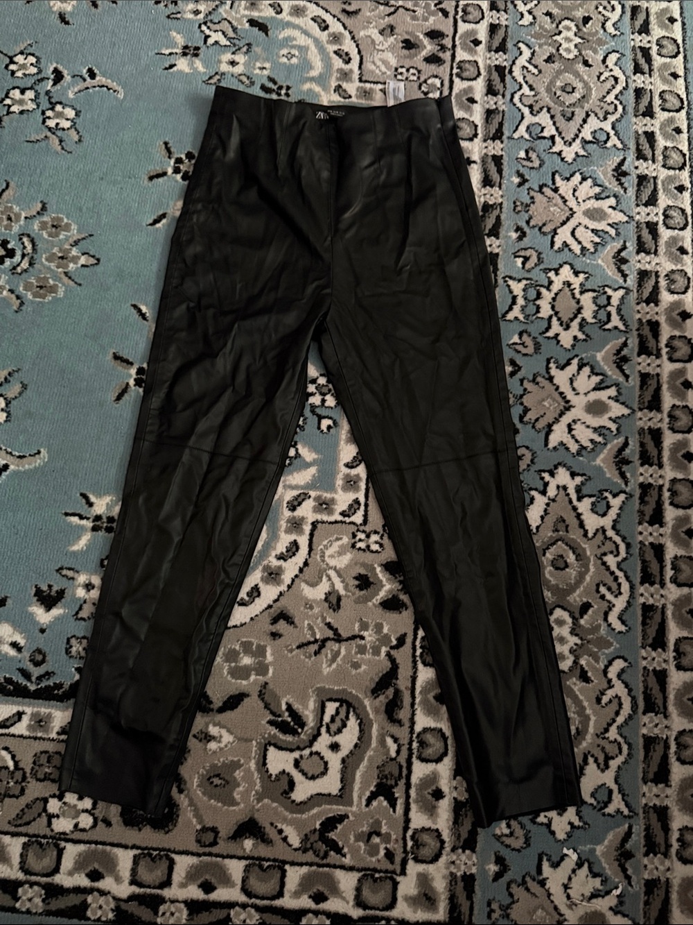 Zara faux leather leggings